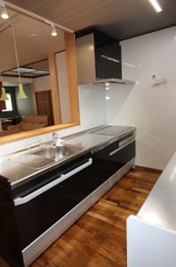 岡崎市での一戸建てのキッチン例
